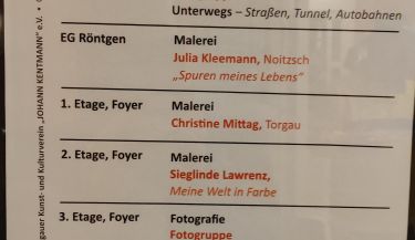 Zu sehen ist eine Übersicht der Kunstwerke wie im Text beschrieben.