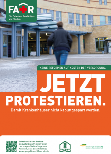 Zu sehen ist ein Protestplakat mit einem QR-Kode, der bei Scan zu einer Protestmail an die Bundesregierung führt.